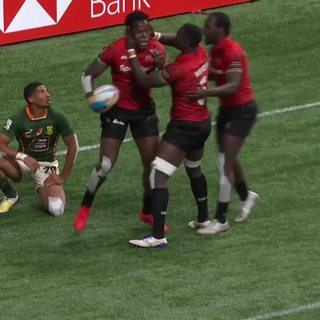 KENYA BEAT THE BOKS! 🇰🇪 #Canada7s | #HSBC7s