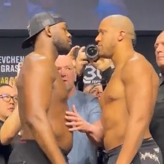 IT'S MAIN EVENT TIME! Jon Jones makes his long-awaited return against Ciryl Gane. Final prediction? #UFC285 | Play-by-play: