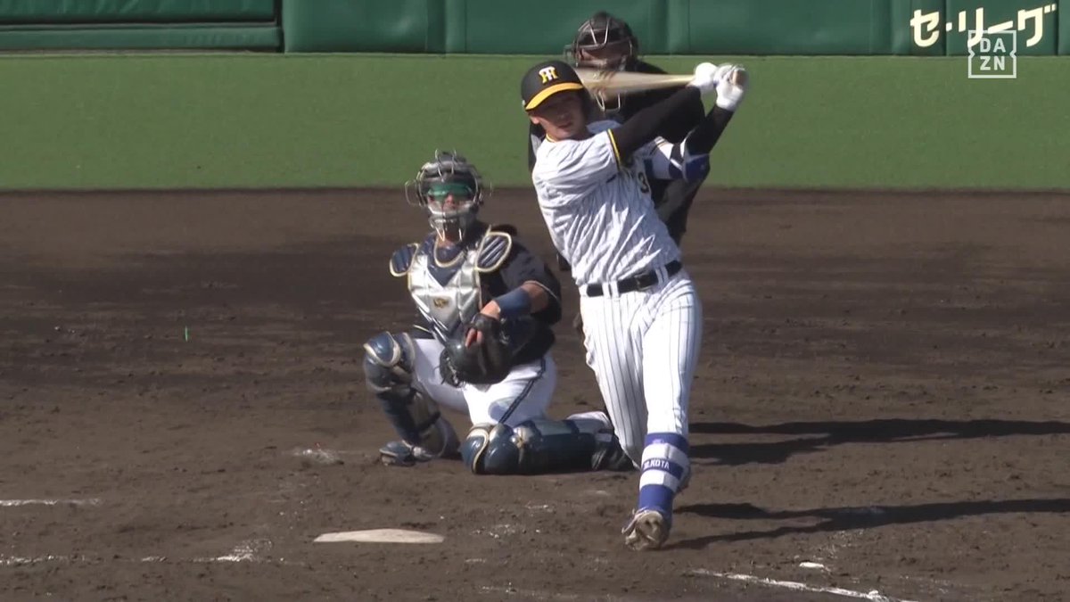 / フルカウントからストレートを塗り抜いた── 2023年甲子園第1号本塁打は井上広大 \ 4年目スラッガーがレギュラー獲りへ猛アピール ⚾#プロ野球(2023/3/5) 🆚阪神×オリックス 📱Live on DAZN #DAZNプロ野球 #球春到来 #阪神タイガース #hanshin