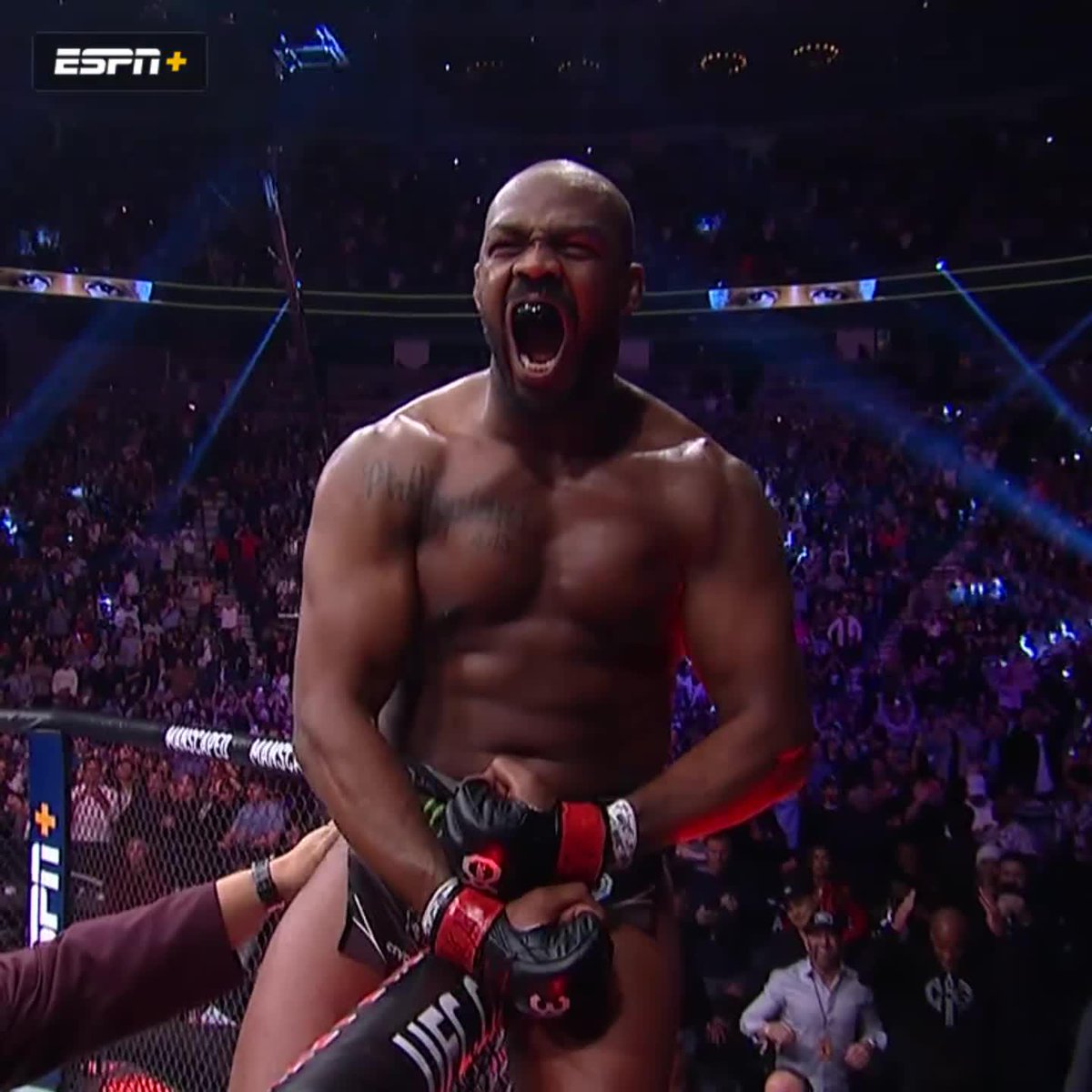 JONES FINISHES GANE IN ROUND 1 😱 #UFC285