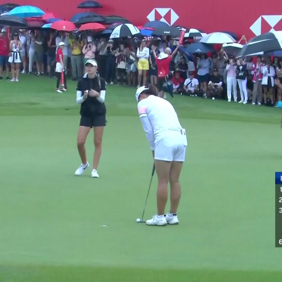 Tears of joy 🥹 Jin young Ko wins the 2023 HSBC Women's World Championship! 🏆