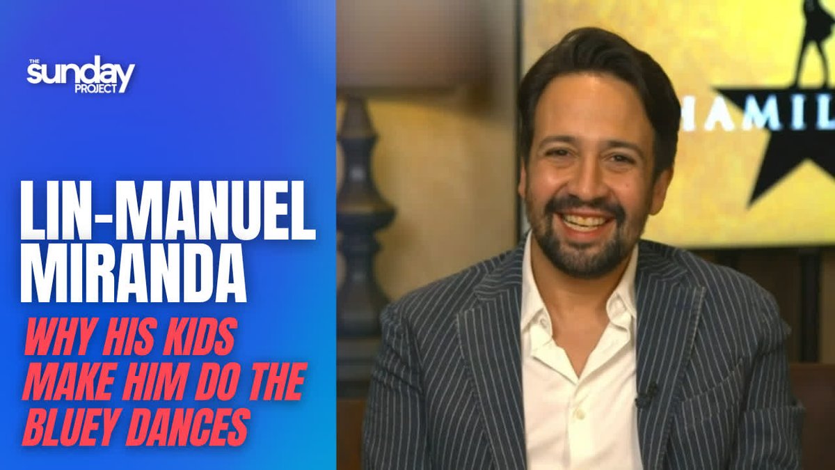 .Lin-Manuel Miranda is guest starring in a new episode of iconic Aussie kids show Bluey, and he tells us why his kids always make him do the dances from the show! #TheProjectTV