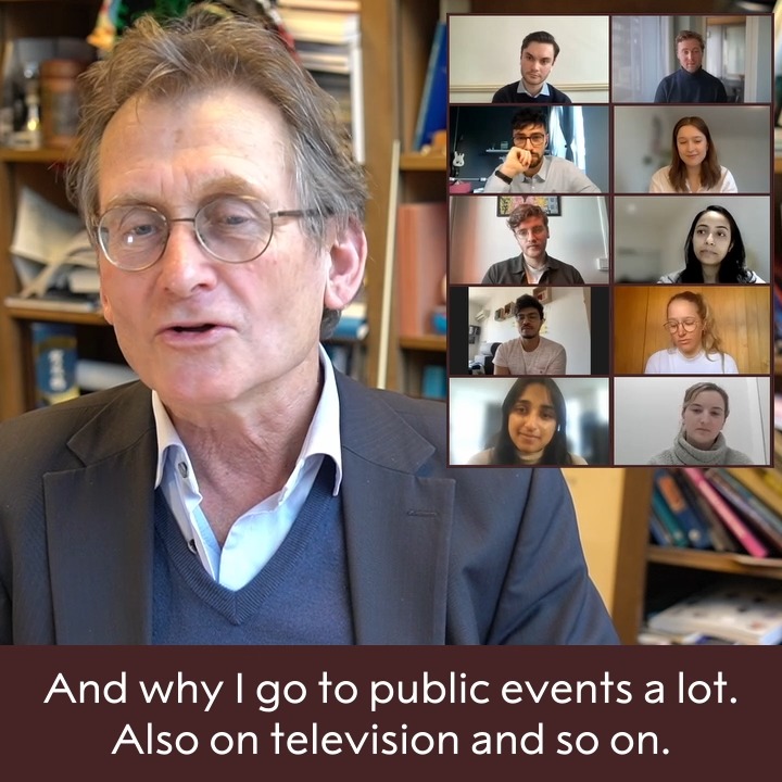"Build your opinion on facts, data and knowledge.” Chemistry laureate Ben Feringa urges us all to build our opinions on facts, data and knowledge. Watch the full student roundtable here: #NobelPrize