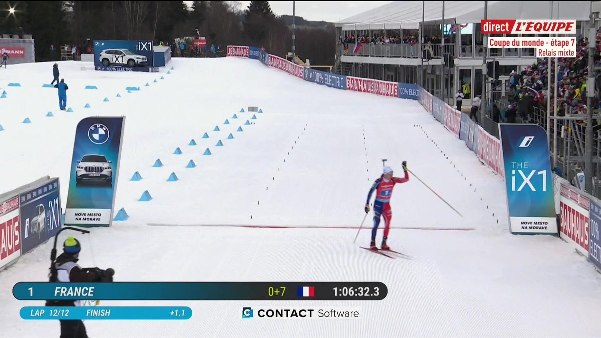 🇫🇷 MAGISTRALE VICTOIRE DU RELAIS FRANÇAIS ! Lou Jeanmonnot, Caroline Colombo, Éric Perrot et Fabien Claude remportent le relais mixte à Nove Mesto ! Le direct : #lequipeBIATHLON