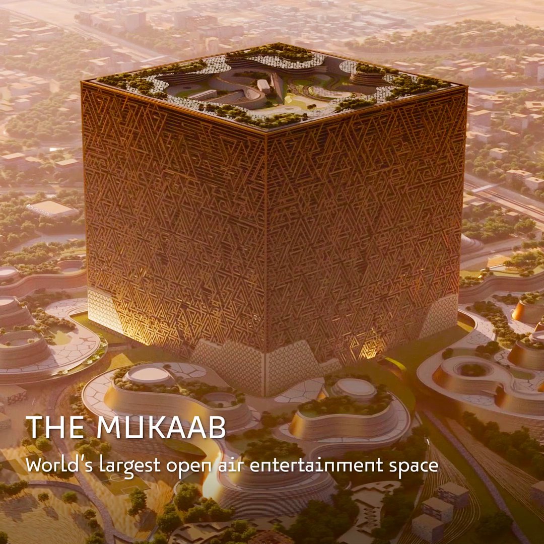 #TheMukaab will offer the world’s largest open-air entertainment space. #NewMurabba