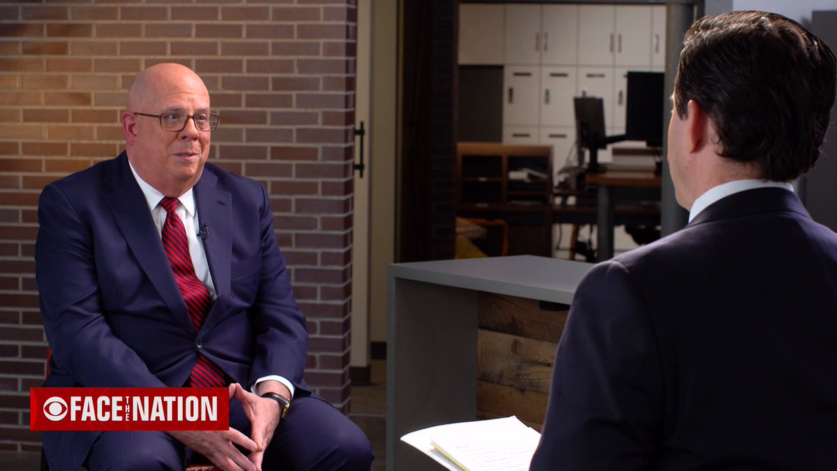 BREAKING NEWS: Former MD Governor Larry Hogan tells Robert Costa, in a Face The Nation with Margaret Brennan exclusive, that he will not seek the GOP presidential nomination in 2024. “I didn’t want to have a pileup of a bunch of people fighting,” he says. More at 10:30am ET. Tune in.
