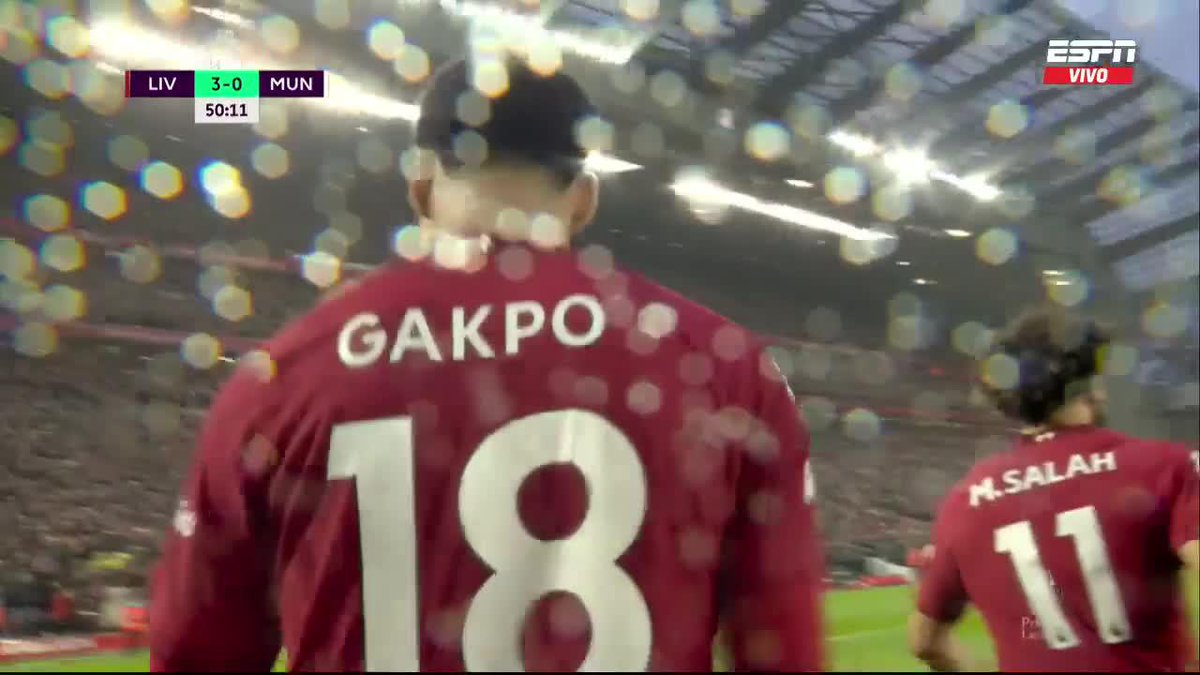🤯 Lo que hizo Mo Salah contra Licha Martínez, por favor. Y la definición de Gakpo, para un cuadrito.