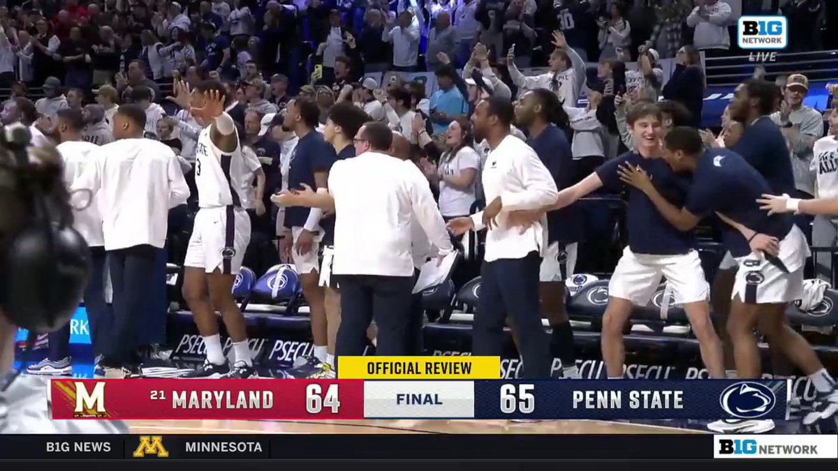 THE NITTANY LIONS HAVE IT!!!! AT THE BUZZER!!!! 🔥 Cam Wynter GETS THE BUCKET FOR Penn State Men’s Basketball!