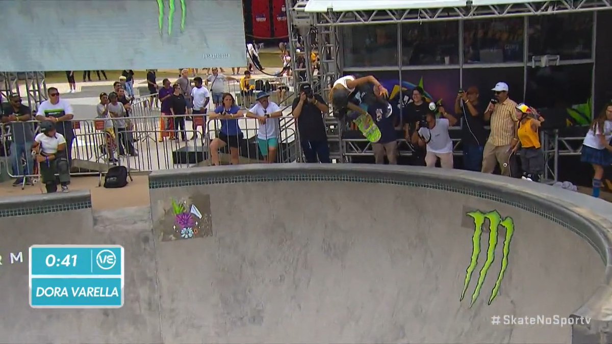 🛹 Com direito a um heelflip indy, Dora Varella deu show e conquistou o título do STU Criciúma de Skate Park! 🏆👏 #ge