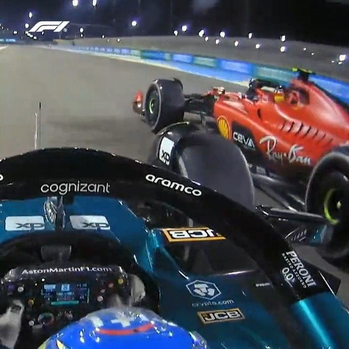 Alonso's intensity is insane 🤯 #BahrainGP #F1