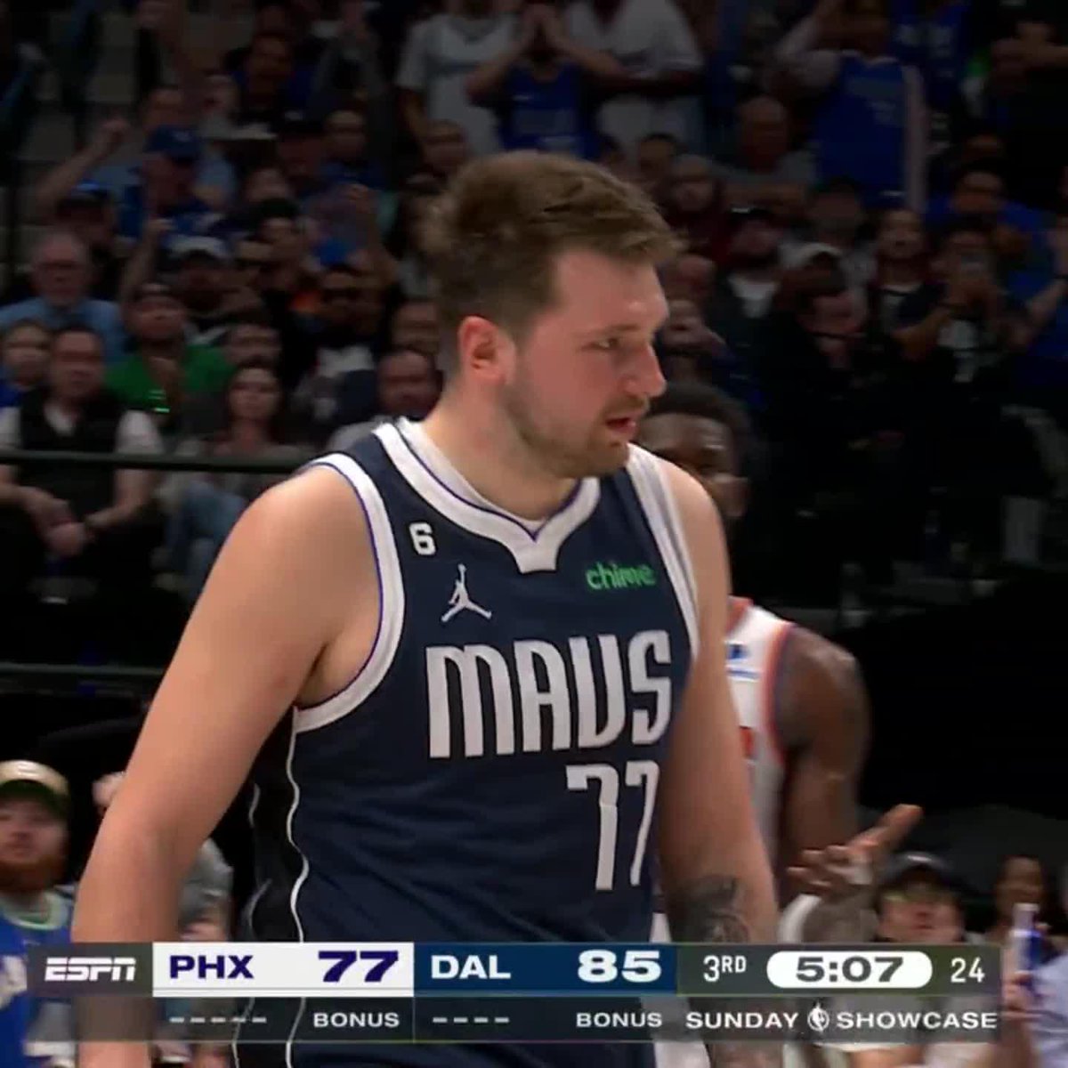 Luka vs. Book getting physical 👀
