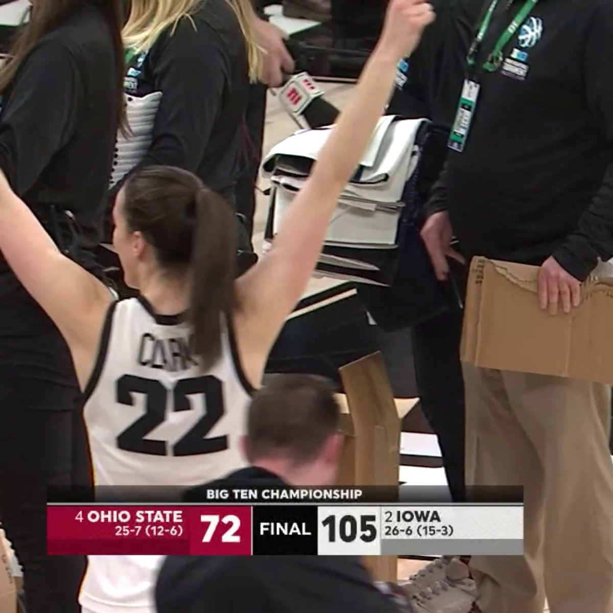 Iowa wins the Big Ten Tournament and punches their ticket behind a 30-point triple-double from Caitlin Clark 😤 Iowa Women's Basketball