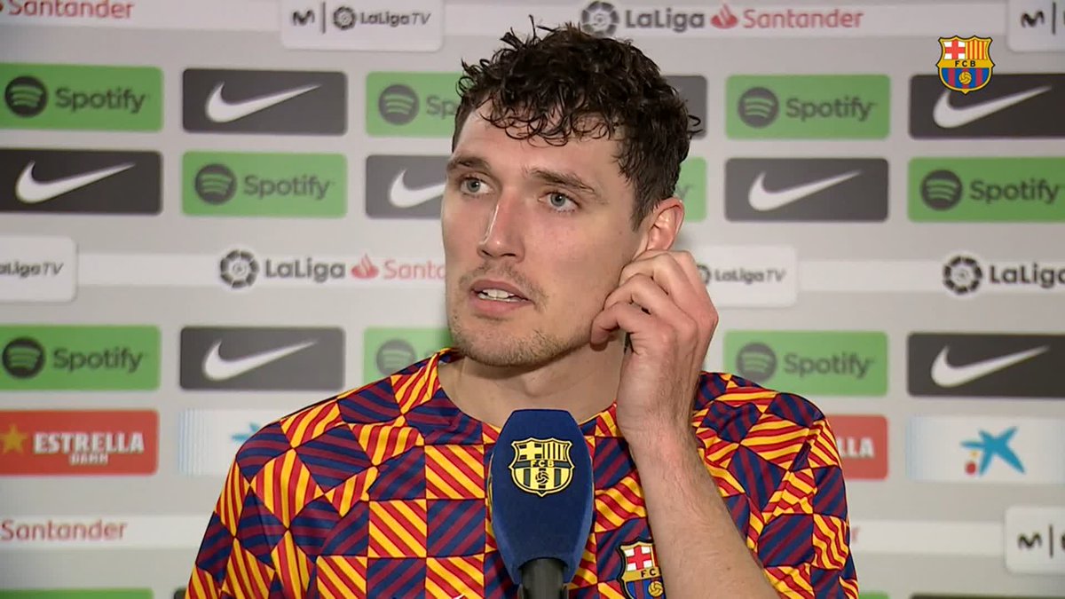🎙️ ANDREAS CHRISTENSEN: "These are the games that count in the end." #BarçaValencia