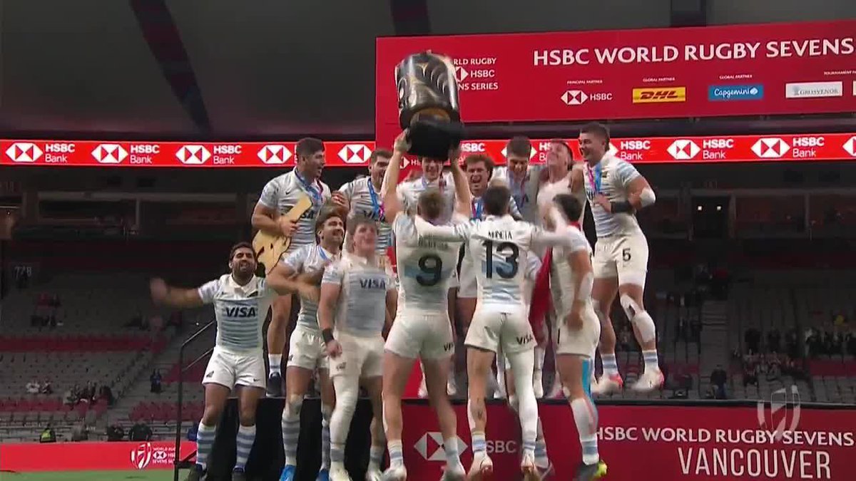 ¡Dale campeón, dale campeón! 🇦🇷🏆 #Canada7s #MiraloEnStarPlus