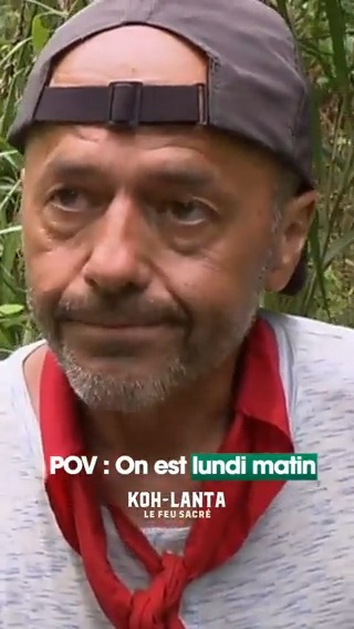 Mais qui dit lundi dit : plus qu'UN jour avant le prochain épisode de #KohLantaLeFeuSacré ! 😉