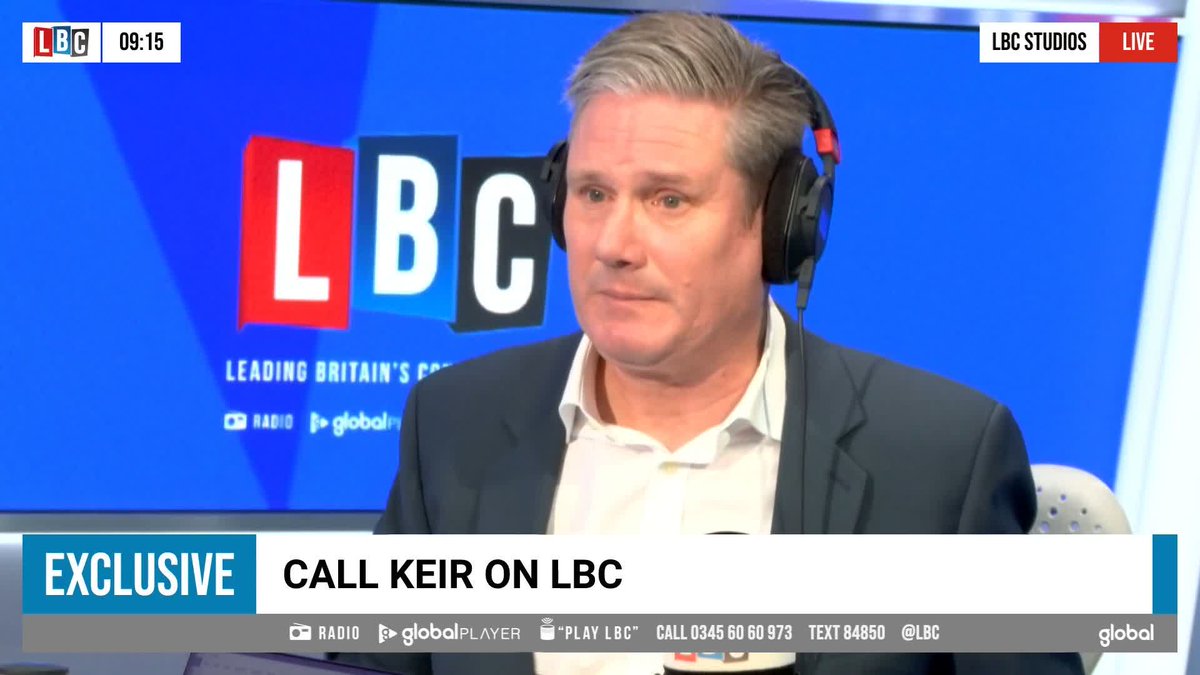 'When did you approach her?' Keir Starmer refuses to be drawn on when he first approached Sue Gray to be his chief of staff when asked by Nick Ferrari on #CallKeir.