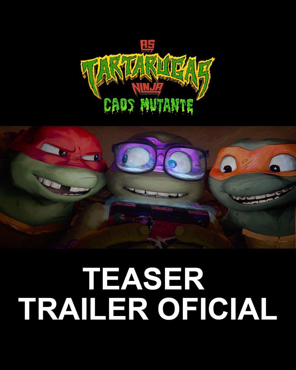 Do nosso eterno adolescente Seth Rogen, uma nova geração de heróis vai surgir… diretamente do esgoto. Confira o novo trailer de #AsTartarugasNinja: Caos Mutante, dia 31 de agosto somente nos cinemas! 🐢🐢🐢🐢