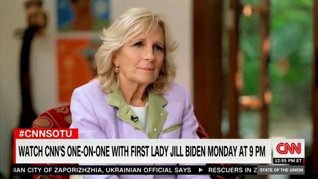 NEW - Jill Biden says it is "ridiculous" to test politicians older than 75 for mental competency.