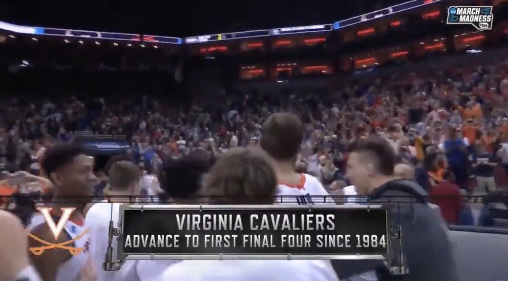 No. 1 Virginia Men's Basketball holding on against No. 3 Purdue in the Elite 8 is an all-time OT thriller 😤