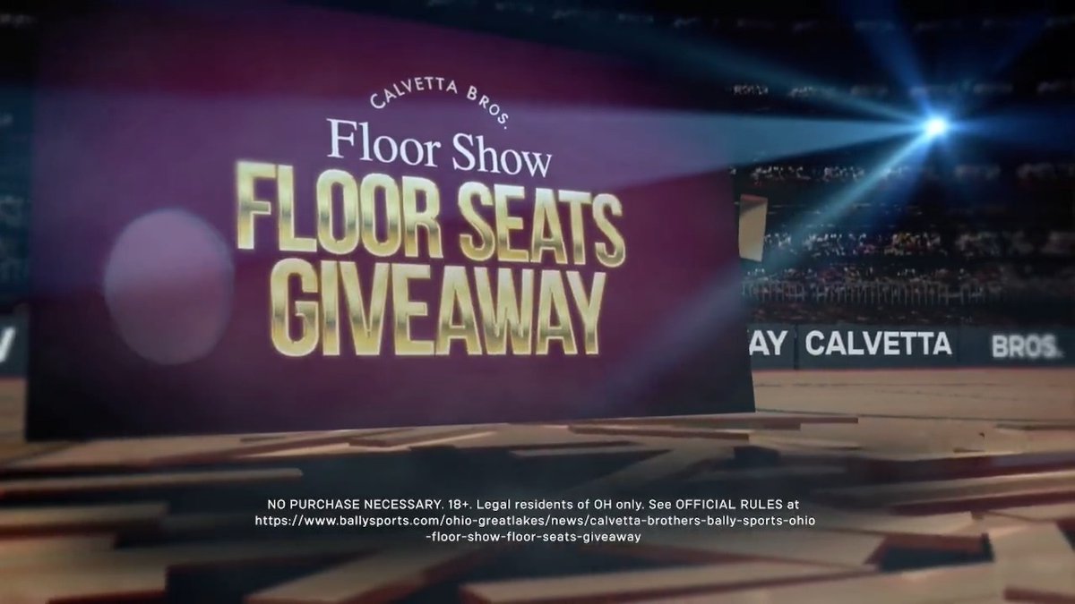 It’s the Calvetta Bros. Floor Show' #FloorShowFloorSeatsGiveaway! Win a pair of floor seat tickets to watch your favorite basketball team at the FieldHouse by retweeting this tweet. The best seats of your life could be just a RT away. #Ad