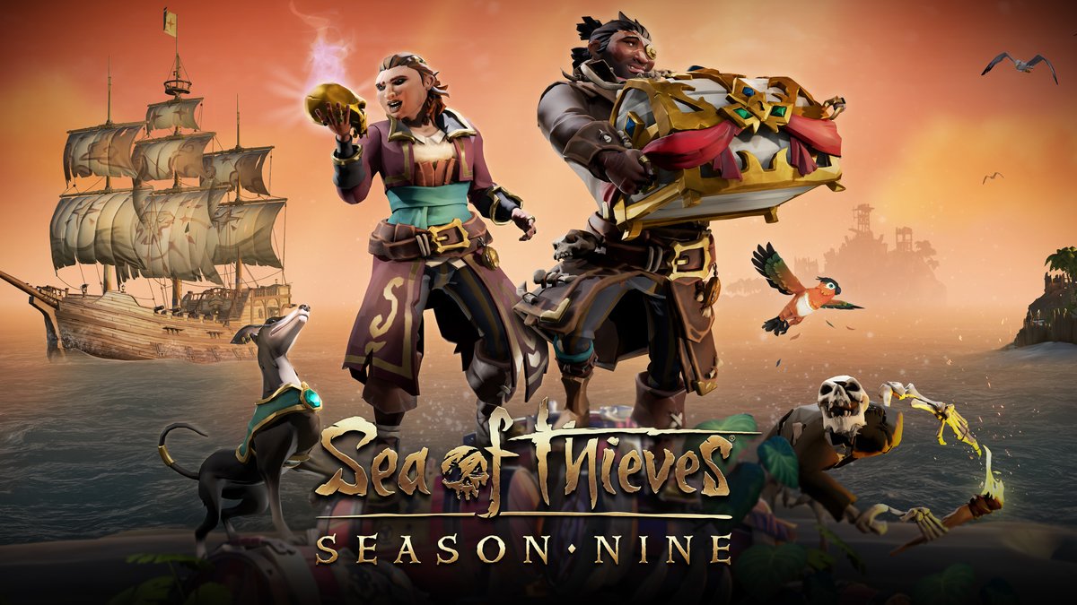Chests of Fortune, Skulls of Destiny, World Events better scaling to crew size, more regular Meg and Kraken encounters, fresh cosmetics, a wave of quality-of-life tweaks and much more will breathe new life into your Voyages in Sea of Thieves Season Nine! Arriving March 16th.