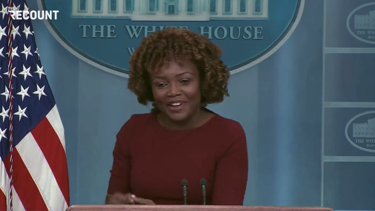 White House Press Sec. Karine Jean-Pierre, when asked if President Biden is annoyed by Marianne Williamson (D) announcing her 2024 presidential bid: “Just not tracking that. I mean, if I had a ... crystal ball, then I can tell you ... If I can feel her aura …”