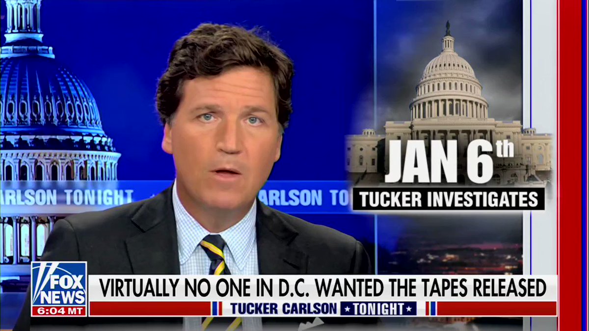 🚨Tucker releases exclusive tapes from inside the Capitol on January 6th— everything Democrats have told you is a LIE.