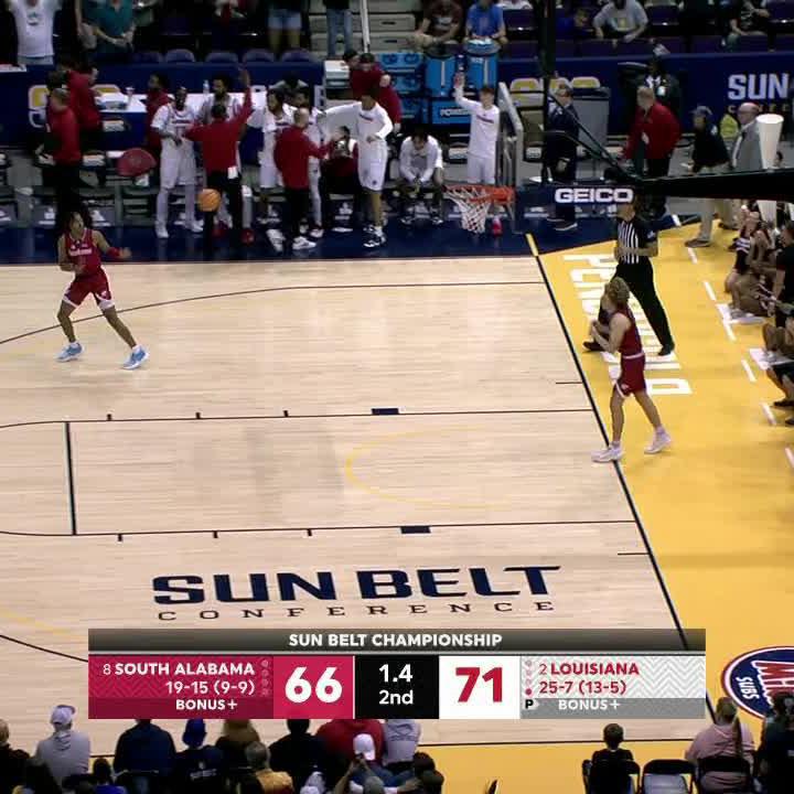 THE RAGIN' CAJUNS ARE GOING DANCIN'‼️🌶️ For the first time since 2014, Louisiana is headed to the tourney as Sun Belt champions!