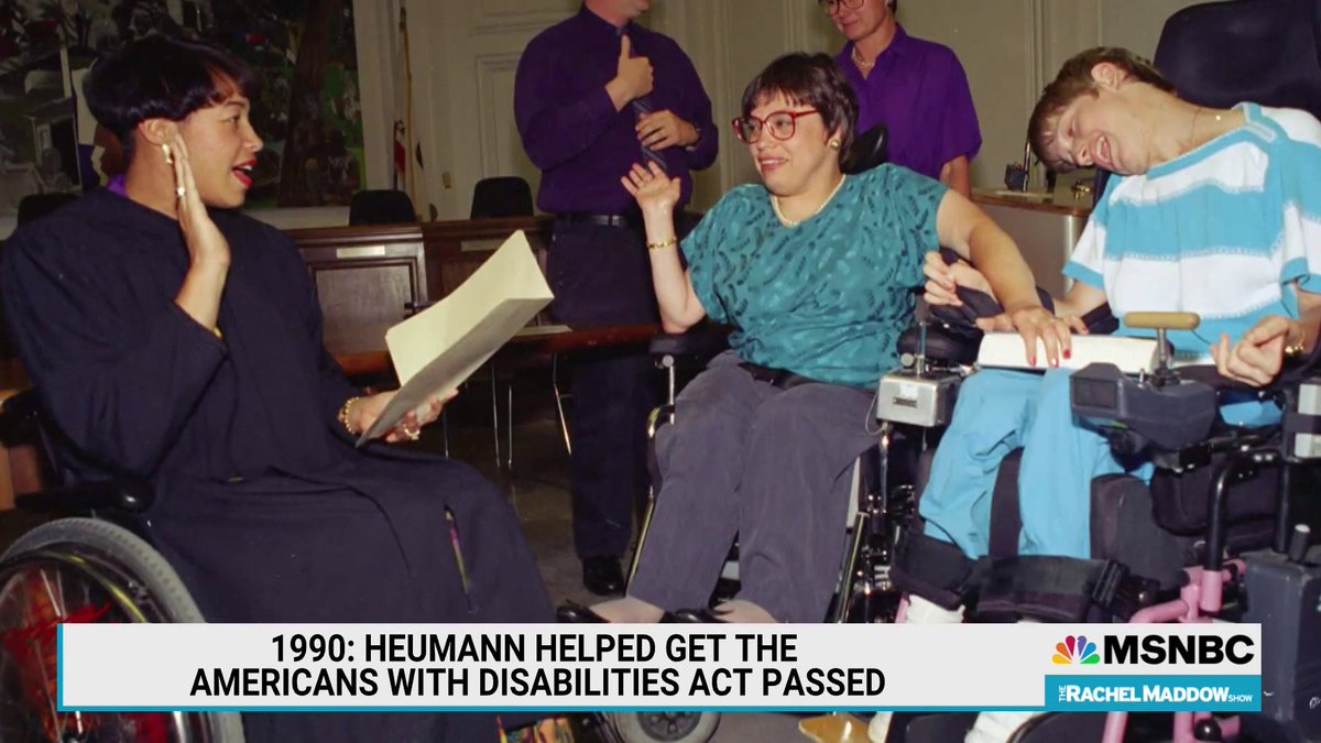 Because Judy Heumann was willing to make a fuss, life not just in the U.S. but in so many other countries is better. Even for the people she fought against and won.