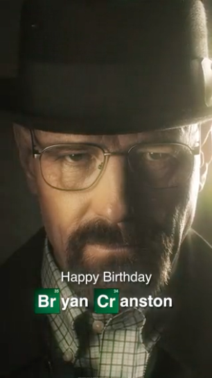 Happy birthday to the one who knocks. @bryancranston