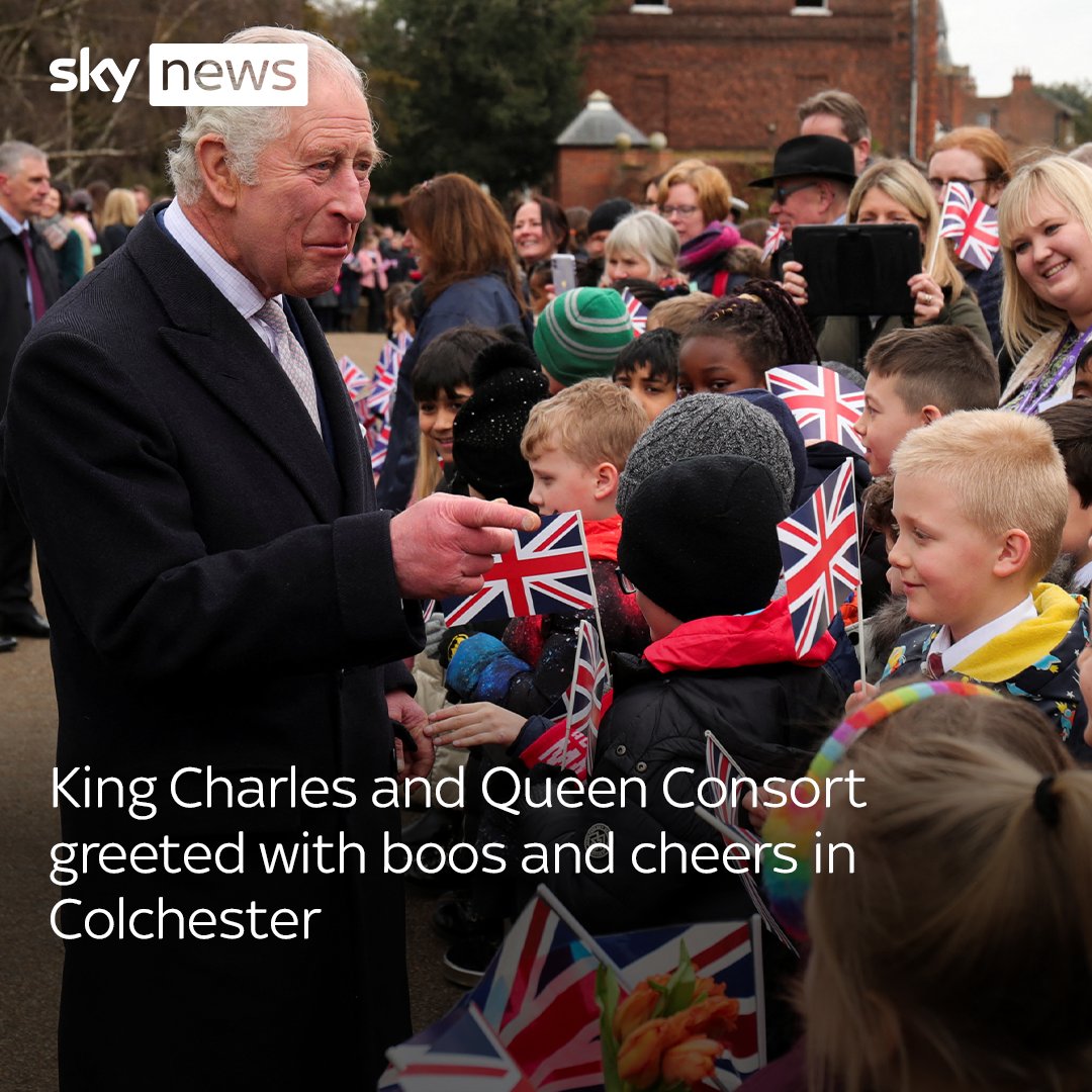 King Charles has been greeted by boos and shouts while visiting Colchester. The monarch was visiting the city with Queen Consort Camilla. Read more: