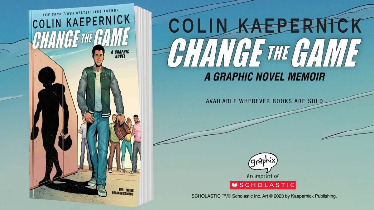 When you realize the game was never meant for you, you only have one choice. Change it. #ChangeTheGame out today on Kaepernick Publishing &amp; Scholastic. Get your copy now at and wherever books are sold.