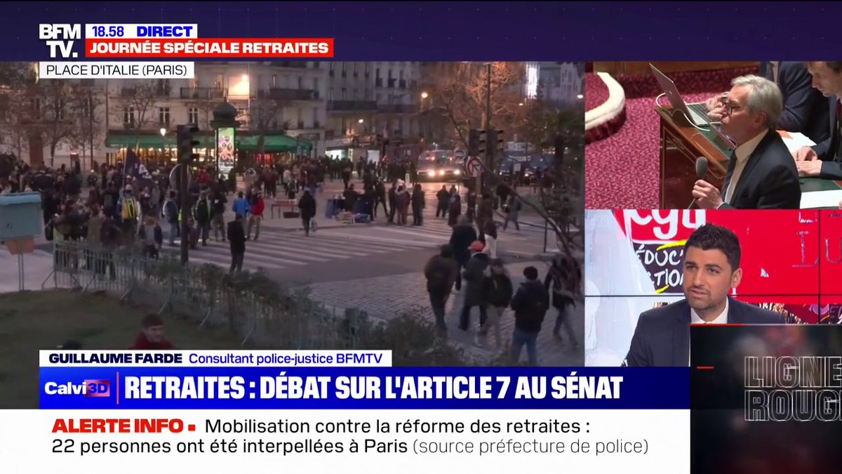 🔴 Retraites: 81.000 manifestants à Paris, selon la préfecture de police
