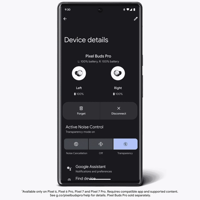 Here's how to get started: 1️⃣ Connect Pixel Buds Pro 2️⃣ Touch & hold Bluetooth 3️⃣ Tap Pixel Buds Pro 4️⃣ Turn on Head Tracking 🎉 Voila! 360-degree sound that surrounds you.¹ Learn more: