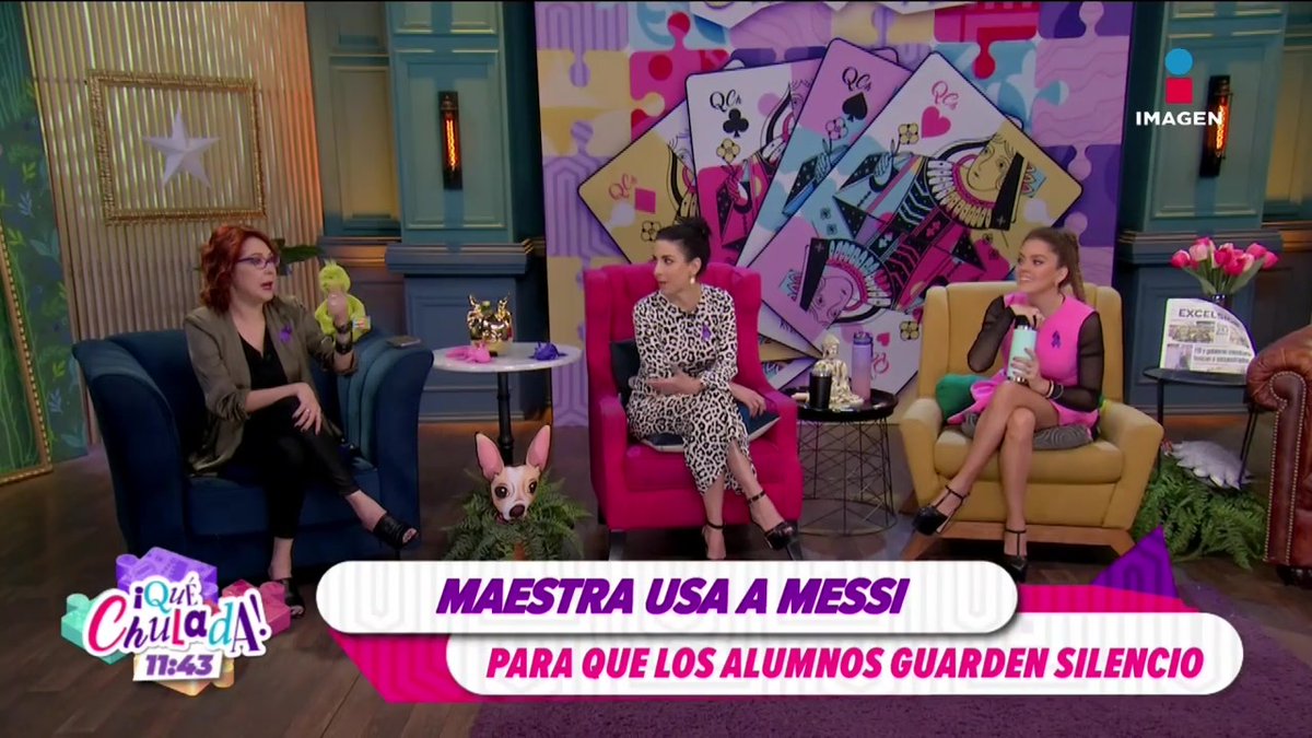 Maestra usa a #Messi para que los alumnos guarden silencio, gran estrategia 😱 Qué Chulada TV💞: