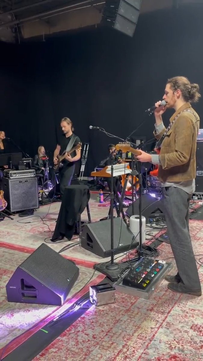 Rehearsals in Nashville 🖤 #EatYourYoung