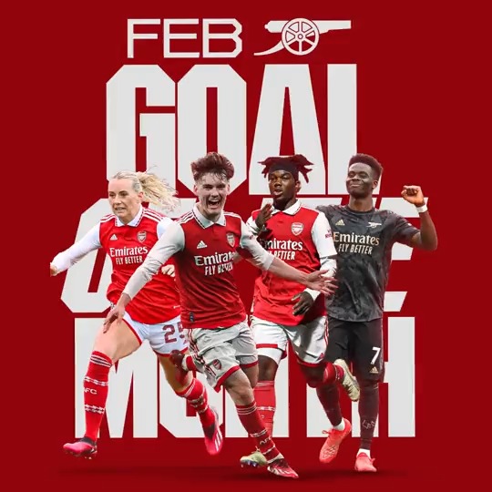 Volleys, clever corner routines and long-range strikes ๐คฉ ๐ณ Gooners, it's time to vote for our February Goal of the Month ๐