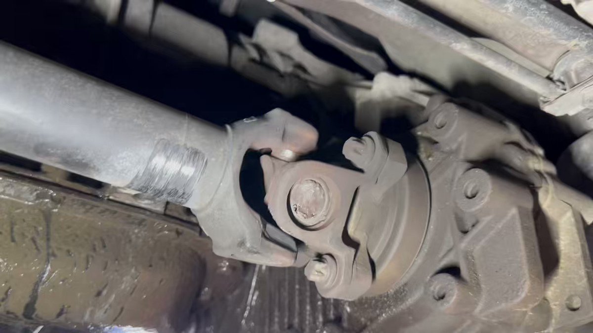 I uh. I knew it was a bad idea to drive that. But customer complaint was rattling. So it drove in as such.
