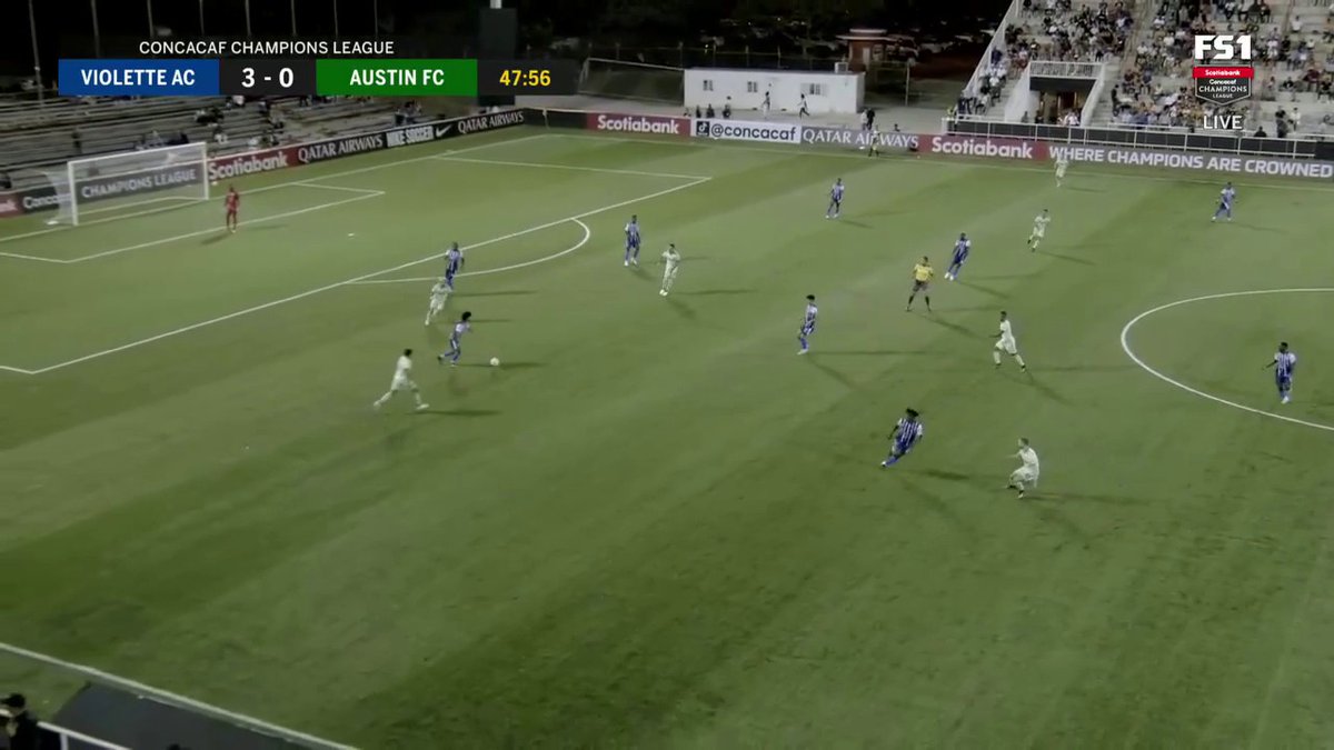 Fulltime! Violette Athlétique Club wins 3-0 at the Estadio Cibao FC in the first leg of Concacaf Champions Cup! #SCCL23