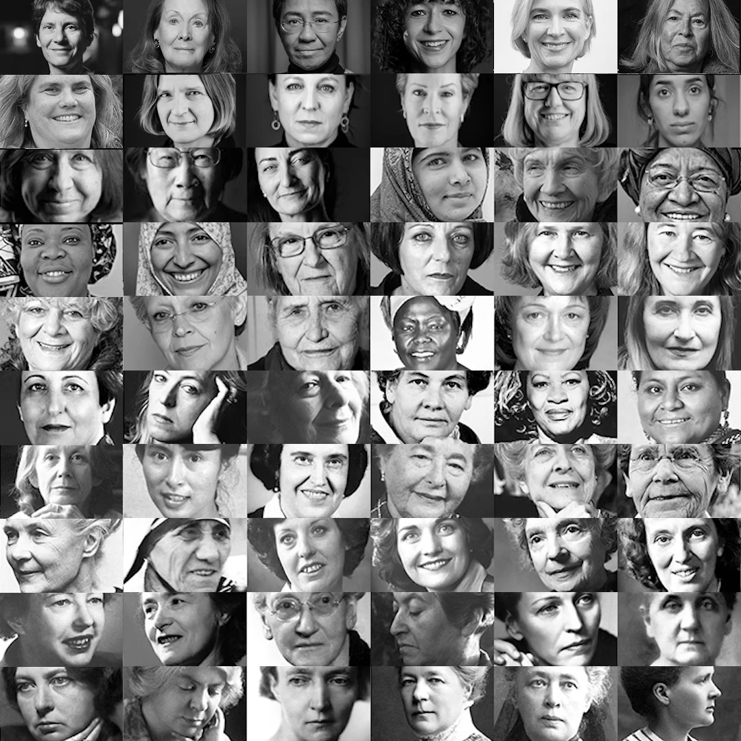 Happy International Women's Day! We're celebrating women who have changed the world. Here's all of the amazing women who have received the #NobelPrize and their remarkable achievements at the time of the award. Who are the women who inspire you the most? #IWD2023
