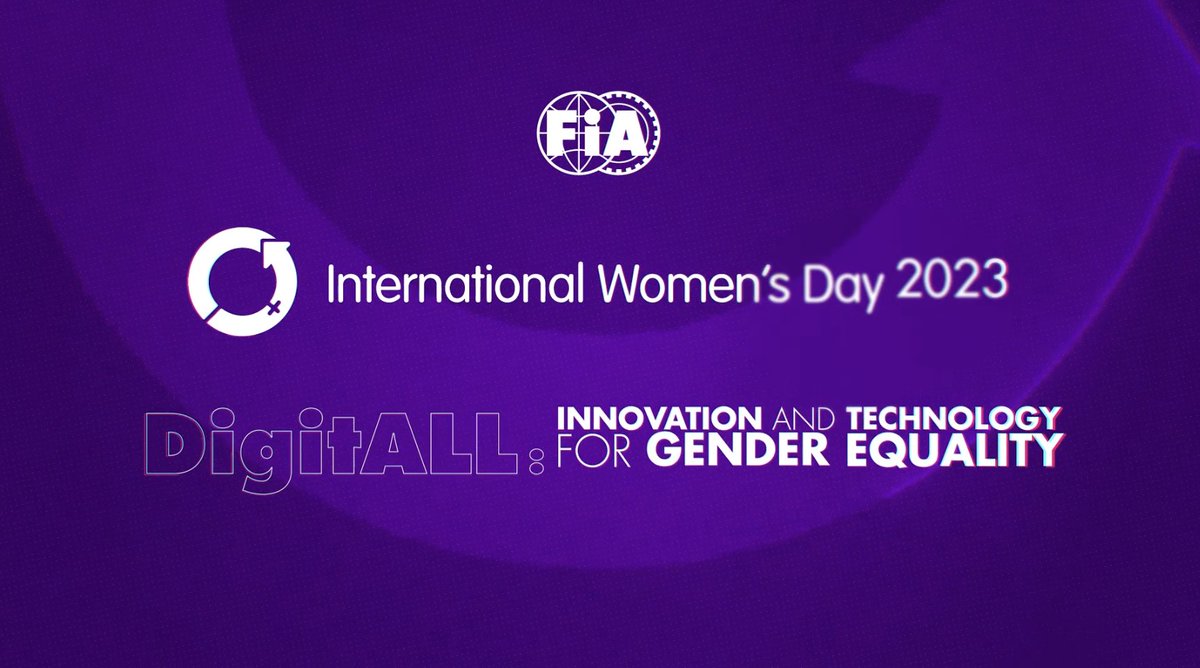 Today on #IWD, the FIA recognises the immense contribution of our female workforce and women everywhere making their mark in motorsport and mobility. Together we can #EmbraceEquity