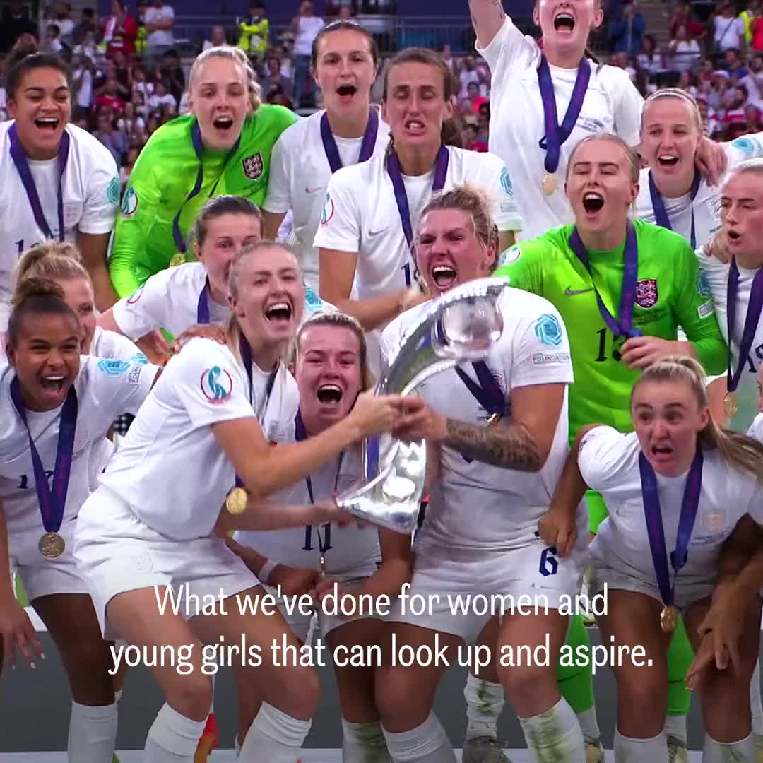 It was always more than a trophy. It was about leaving a legacy. 💫 Today, that legacy has landed. #LetGirlsPlay | #IWD2023