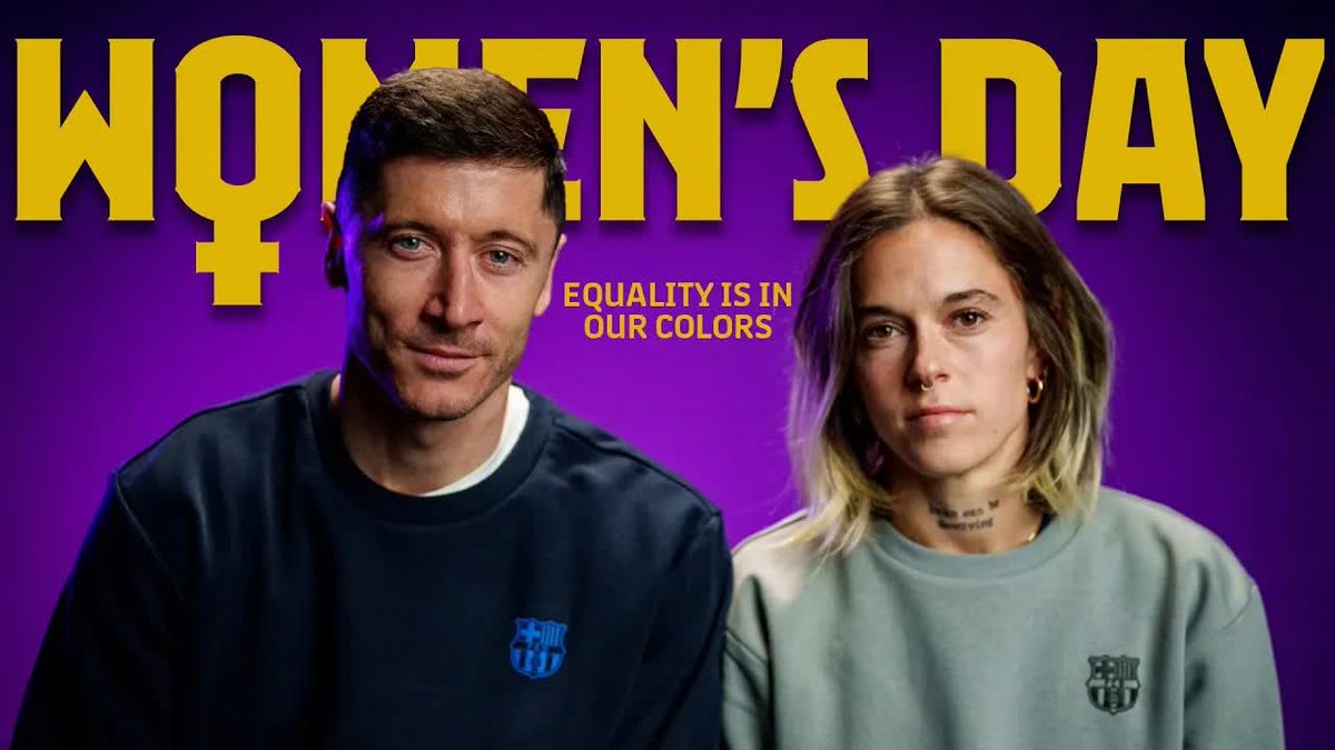 ❝El límit depèn de nosaltres, i si nosaltres volem, podem❞ 💪💜 #8M #LilaBarça