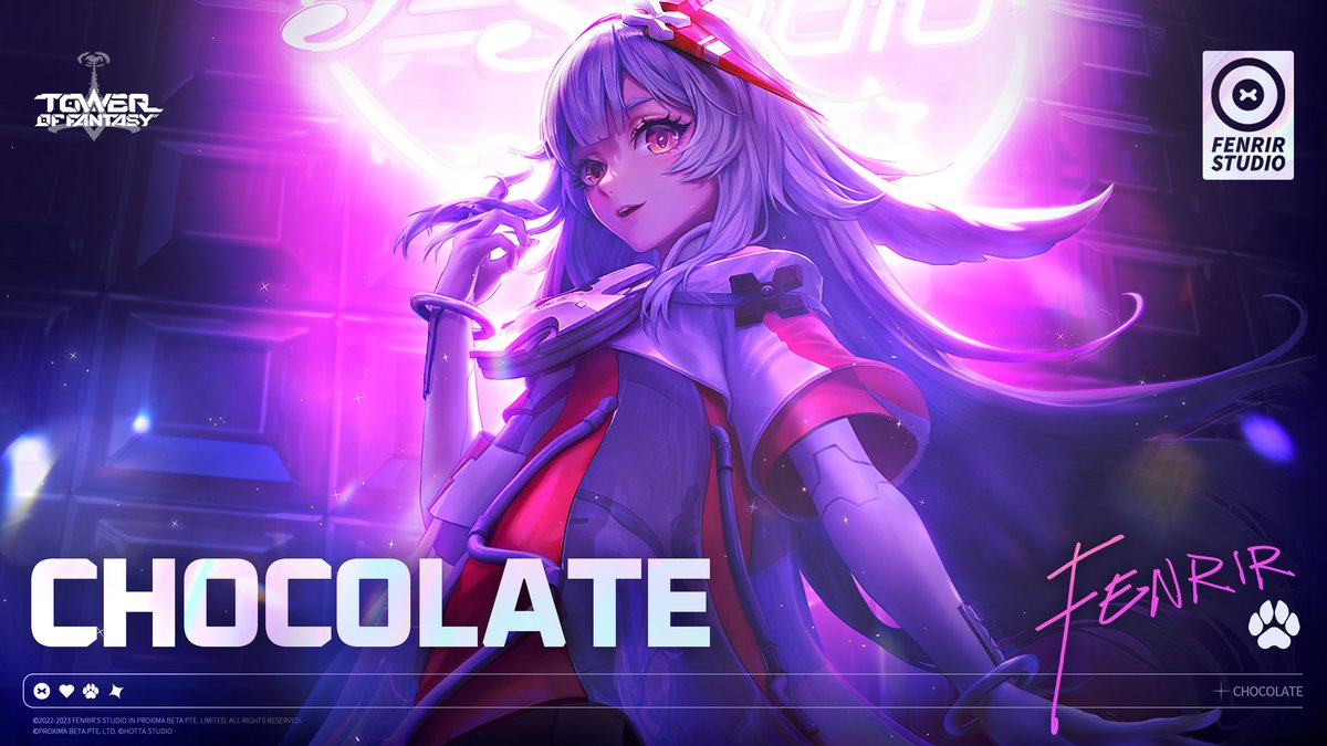 【NOW ON RELEASE⚡️】 Fenrir's Digital Single「🍫Chocolate」 ▁▂▃▄▅▆▇ 100% Do you notice how many hearts she has sent to you 😉❤️ Retweet this post to support Fenrir with #ToFenrir! 🎵Let's Choco Choco Together🎵