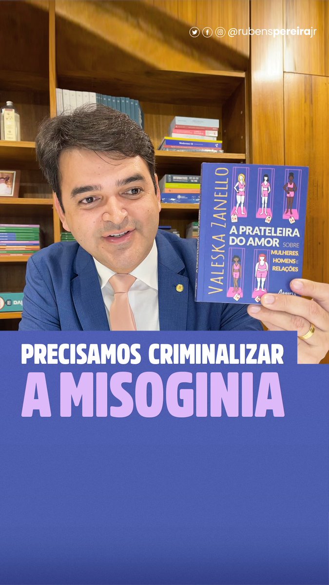 Misoginia é a repulsa, desprezo ou ódio contra as mulheres. No Brasil não há lei e precisamos discutir o assunto com urgência para dar um basta na impunidade. #8M