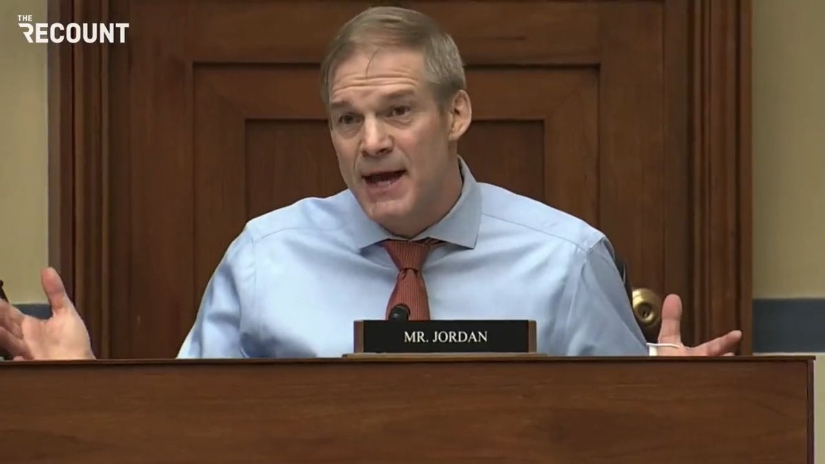 Rep. Jim Jordan (R-OH): “I majored in wrestling in college.”