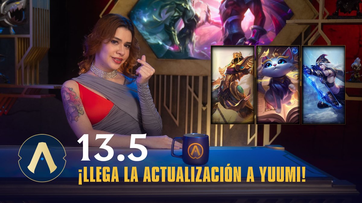 La versión 13.5 de #LoL trae ajustes para la jugabilidad y la nueva línea de aspectos Pacto Quebrantado. Conoce a algunos de los creadores más OP de la comunidad y descubre a los campeones destacados de la #LLA. ¡Actualízate ahora con Crystal Molly! 🎬