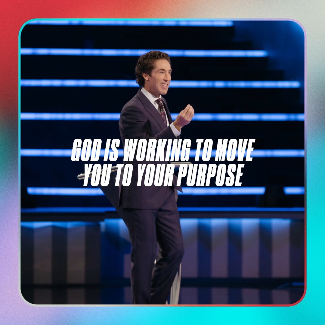 God chose you to be here. He has an assignment for your life. You need to feel that sense of destiny, that sense of purpose. Your life matters. Listen to this message from Joel, "Your Future is Set":