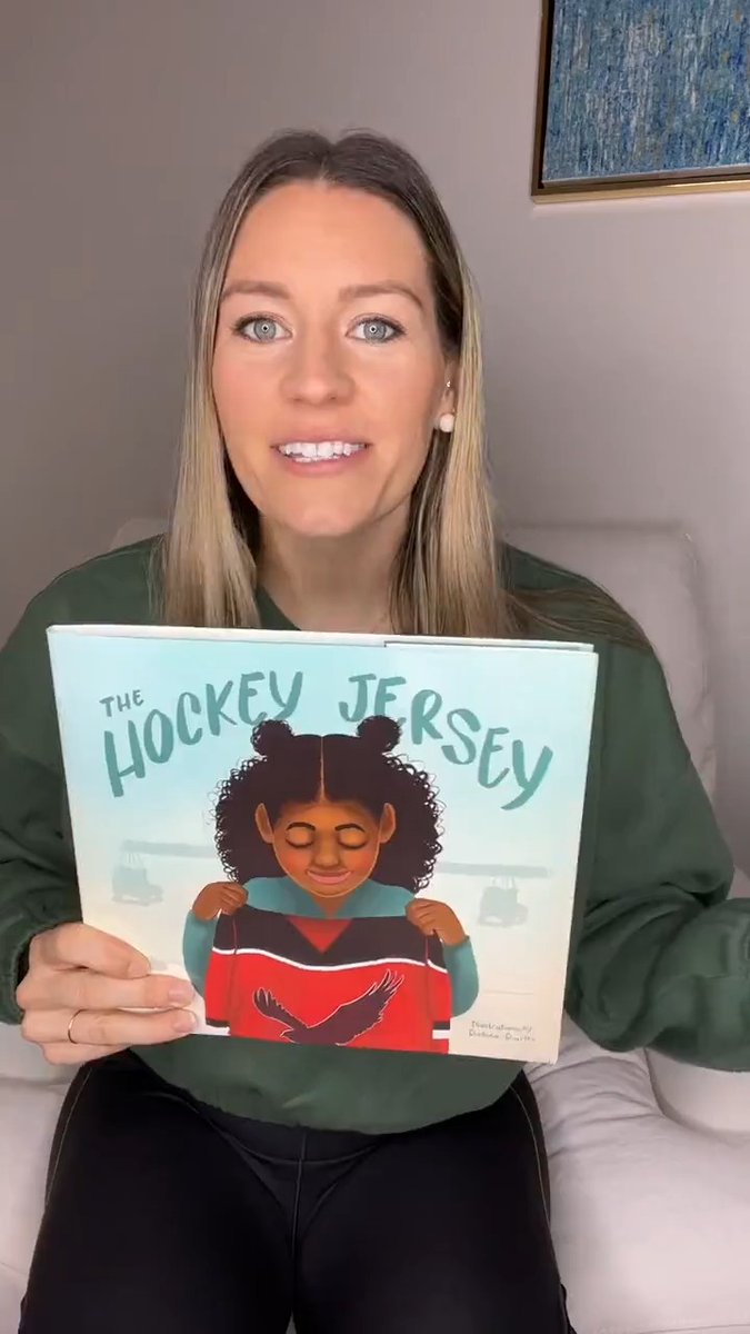 We're giving away FIVE copies of 'The Hockey Jersey'... To win, send us a pic of you or your kids in a favourite hockey jersey. Every submission will be entered into the random draw. 🗳️✅ Here's Scotiabank teammate and Friend of the Show Natalie Spooner with the details: