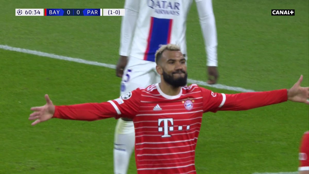 L'erreur de Marco Verratti qui mène au but de Choupo-Moting... 1-0 pour le Bayern 🔴 #FCBPSG | #UCL